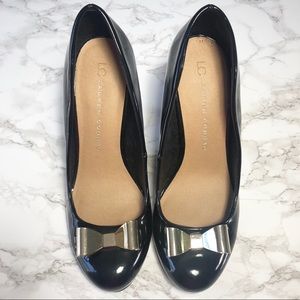 Lauren Conrad sz. 7 black stiletto 4” heels Vivien